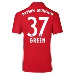 2016-17 Bayern Munich 37 GREEN Home Soccer Jersey