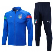 2022-23 Italy Blue Training Kits Jacket with Pants