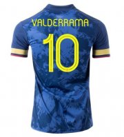 Carlos Valderrama #10 2020 Colombia Away Soccer Jersey Shirt