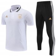 2022 FIFA World Cup Germany White Polo Kits Shirt + Pants