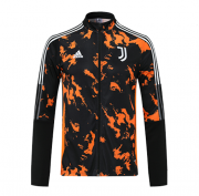 2021-22 Juventus Black Orange Training Jacket