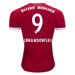 2017-18 Bayern Munich Lewandowski #9 Home Soccer Jersey