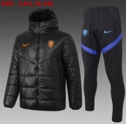 2020 Netherlands Black Cotton Warn Coat Kits