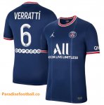 2021-22 Maillot PSG Domicile Soccer Jersey Shirt Verratti 6