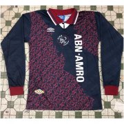 1994-95 Ajax Retro Long Sleeve Away Soccer Jersey Shirt