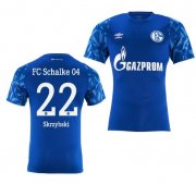 2019-20 Schalke 04 Home Soccer Jersey Shirt Steven Skrzybski #22