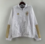 2023-24 Italy White Windbreaker Jacket