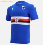 2021-22 UC Sampdoria Home Blue Soccer Jersey Shirt