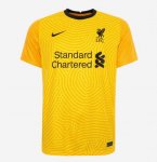 2020-21 Liverpool Goalkeeper Yellow Soccer Jersey Shirt
