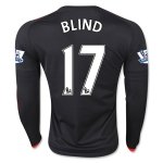 2015-16 Manchester United BLIND 17 LS Third Soccer Jersey