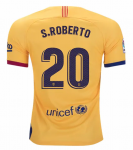 2019-20 Barcelona Away Soccer Jersey Shirt Sergi Roberto #20
