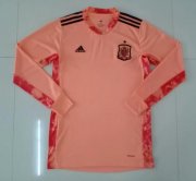 2020 EURO Spain LS Goalkeeper Soccer Jersey Shirt