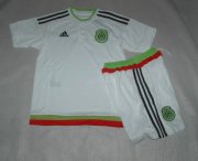 Kids Mexico 2015/16 Away Soccer Kit(Shorts+Shirt)