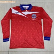 1998 Chile Retro Long Sleeve Home Soccer Jersey Shirt