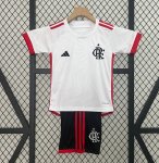 2024-25 Flamengo Kids Away Soccer Kits Shirt With Shorts