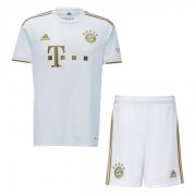 2022-23 Bayern Munich Kids Away Soccer Youth Kits Shirt With Shorts