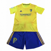 Kids Cádiz 2019-20 Home Soccer Shirt With Shorts