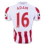 2016-17 Stoke City 16 ADAM Home Soccer Jersey