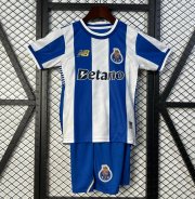 2025-26 Porto Home Kids Soccer Kits Shirt With Shorts