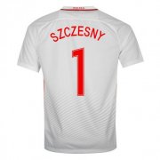 2016 Poland Szczesny 1 Home Soccer Jersey