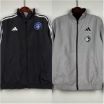2023-24 Montréal Black Grey Reversible Trench Coat Jacket