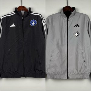 2023-24 Montréal Black Grey Reversible Trench Coat Jacket