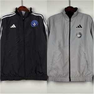2023-24 Montréal Black Grey Reversible Trench Coat Jacket