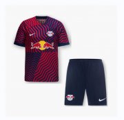 Kids RB Leipzig 2023-24 Away Soccer Kits Shirt With Shorts