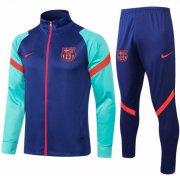 2021-22 Barcelona Blue Training Kits Jacket and Pants