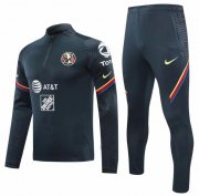 2020-21 Club America Grey Training Kits Sweatshirt With Pants