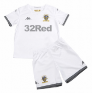 Kids Leeds United FC 2019-20 Home Soccer Shirt With Shorts