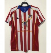 2004-05 Atletico Madrid Retro Home Soccer Jersey Shirt