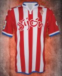 2015-16 Sporting Gijon Home Soccer Jersey