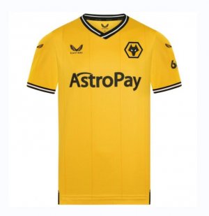 2023-24 Wolverhampton Wanderers Home Soccer Jersey Shirt