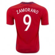 2016 Chile Zamorano 9 Home Soccer Jersey