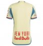 2023-24 New York Red Bulls Yellow Daniel Patrick Kit Away Soccer Jersey Shirt Player Version