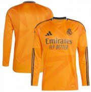 2024-25 Real Madrid Away Long Sleeve Soccer Jersey Shirt