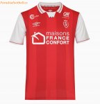 2021-22 Stade de Reims Home Soccer Jersey Shirt