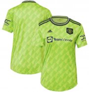 2022-23 Manchester United Third Away Women Soccer Jersey Shirt