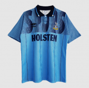 1992-94 Tottenham Hotspur Retro Blue Away Soccer Jersey Shirt