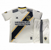 Kids LA Galaxy 2018-19 Home Soccer Shirt With Shorts