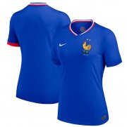 2024 Euro Cup France Home Women Soccer Jersey Shirt