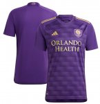 2023-24 Orlando City Purple The Wall Kit Home Soccer Jersey Shirt
