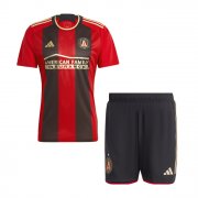 Kids/Youth Atlanta United 2023-24 Black The 17s' Kit Home Soccer Kits Shirt With Shorts