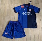 Kids FC Cincinnati 2020-21 Home Soccer Kits Shirt With Shorts