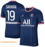 2021-22 Maillot PSG Domicile Soccer Jersey Shirt Sarabia 19