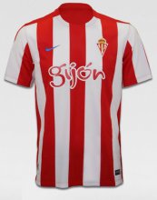 2016-17 Sporting Gijon Home Soccer Jersey