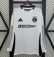 2025-26 Colo-Colo Long Sleeve Home Soccer Jersey Shirt
