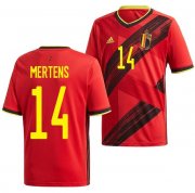 2020 EURO Belgium Home Soccer Jersey Shirt Dries Mertens #14