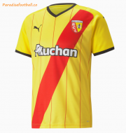 2021-22 Racing Club de Lens Home Soccer Jersey Shirt